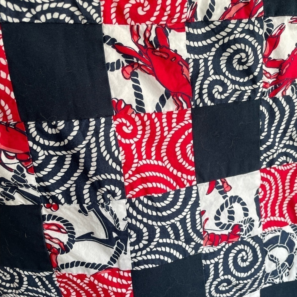 Vineyard Vines Nautical Patchwork Skort Size 8 - image 6